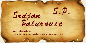Srđan Palurović vizit kartica